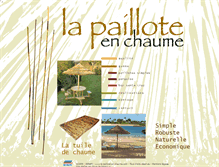 Tablet Screenshot of la-paillote-en-chaume.com